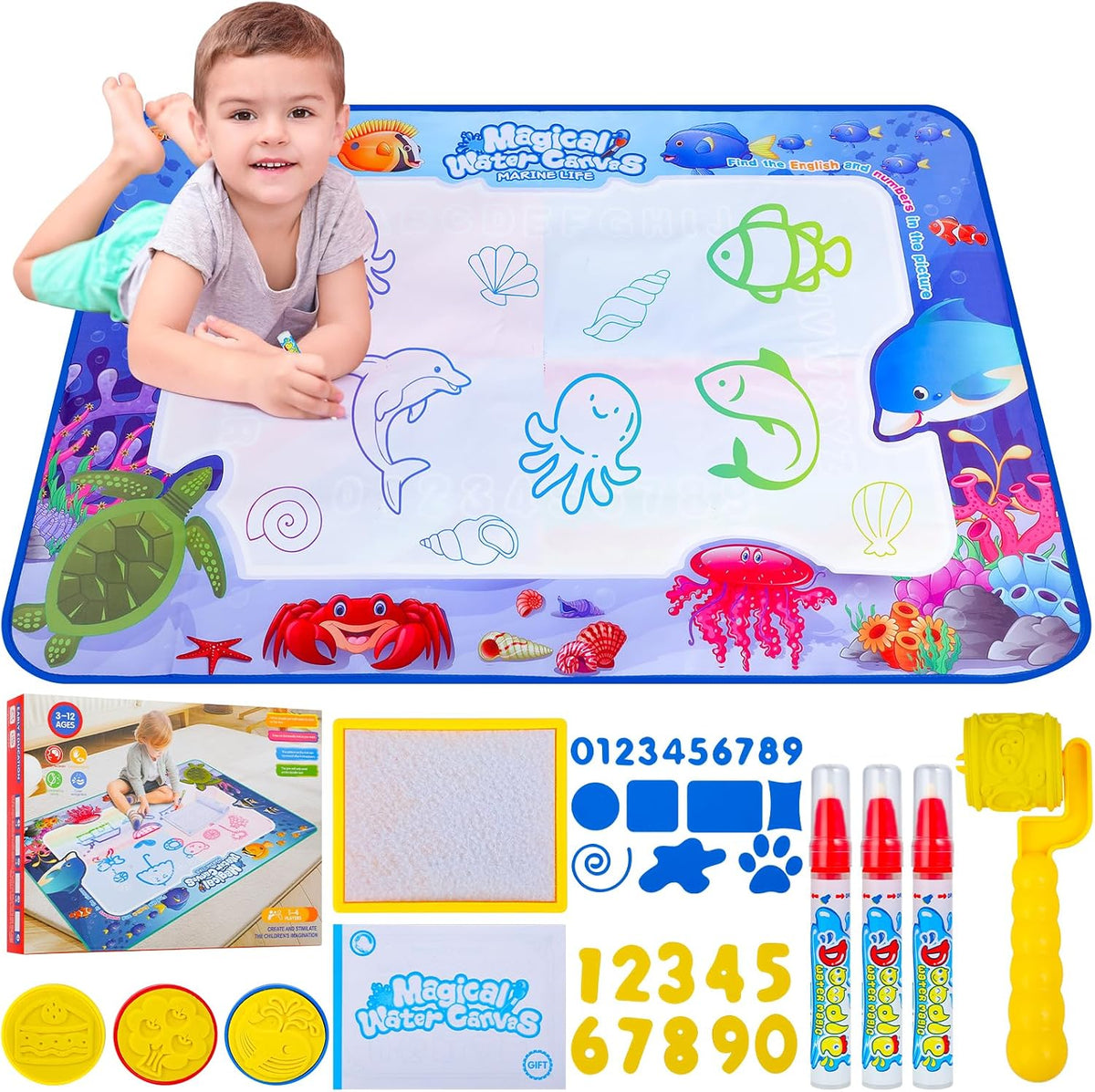 Alfombra de agua incluida en el pack
