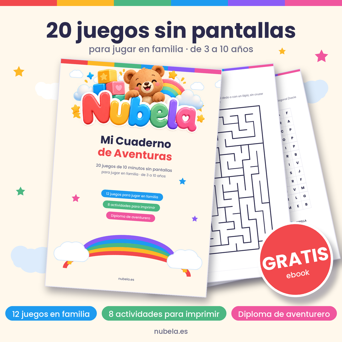 Mi Cuaderno de Aventuras: 20 juegos sin pantallas